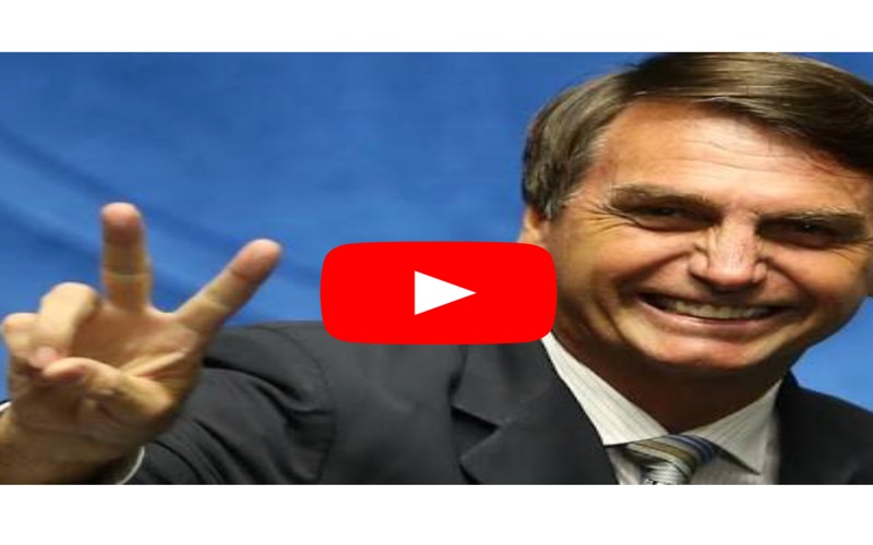 Deputado Jair Bolsonaro agradece ao titulo de Cidadania Cratense por meio de vídeo divulgado nas Redes sociais