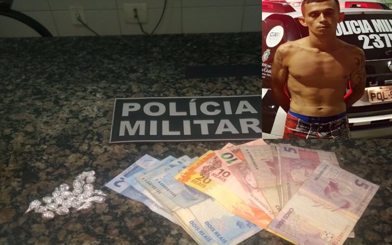 Boca de fumo é fechada e acusado de tráfico é preso pela polícia em Crato-CE