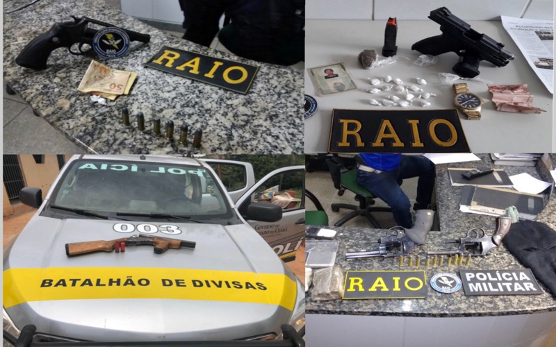 Ações Policiais retiram oito armas de circulação na primeira semana de janeiro totalizando em média uma por dia