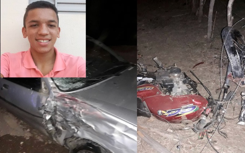 Jovem morre após acidente com moto em Santana do Cariri