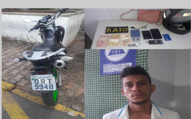 BPRAIO recupera moto e objetos roubados em Juazeiro do Norte-CE