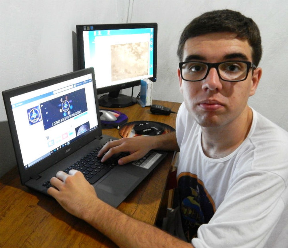 Jovem que flagrou clarão na BA alcança 1,3 milhão de seguidores ao falar nas redes sobre ‘mistérios do espaço’: ‘Fascinante’