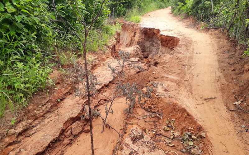 Comunidades entre Crato e Juazeiro do Norte estão isoladas por causa das chuvas