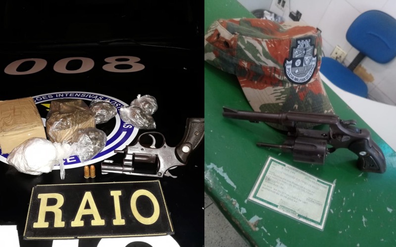 Polícia retira duas armas de fogo de circulação em menos de 24 horas na cidade de  Juazeiro do Norte-CE