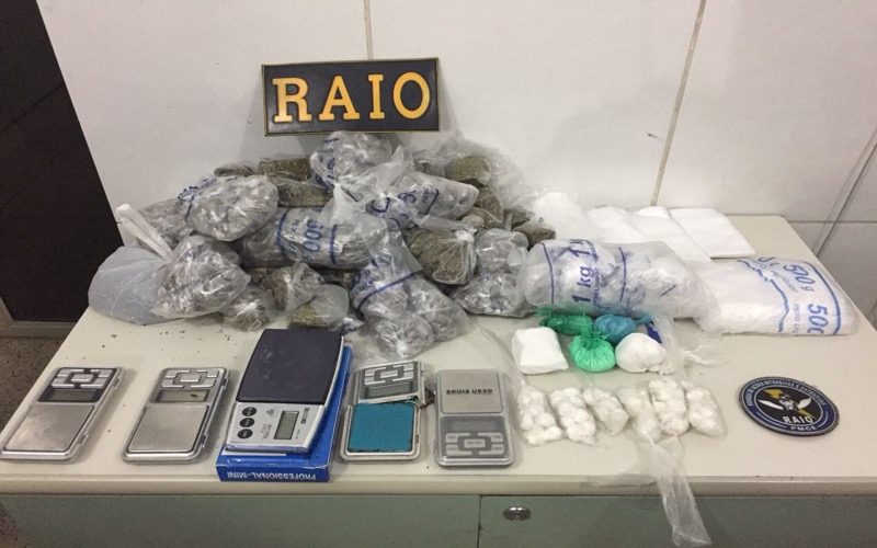 BPRAIO apreende quase 3 kg de droga na cidade de Juazeiro do Norte-CE