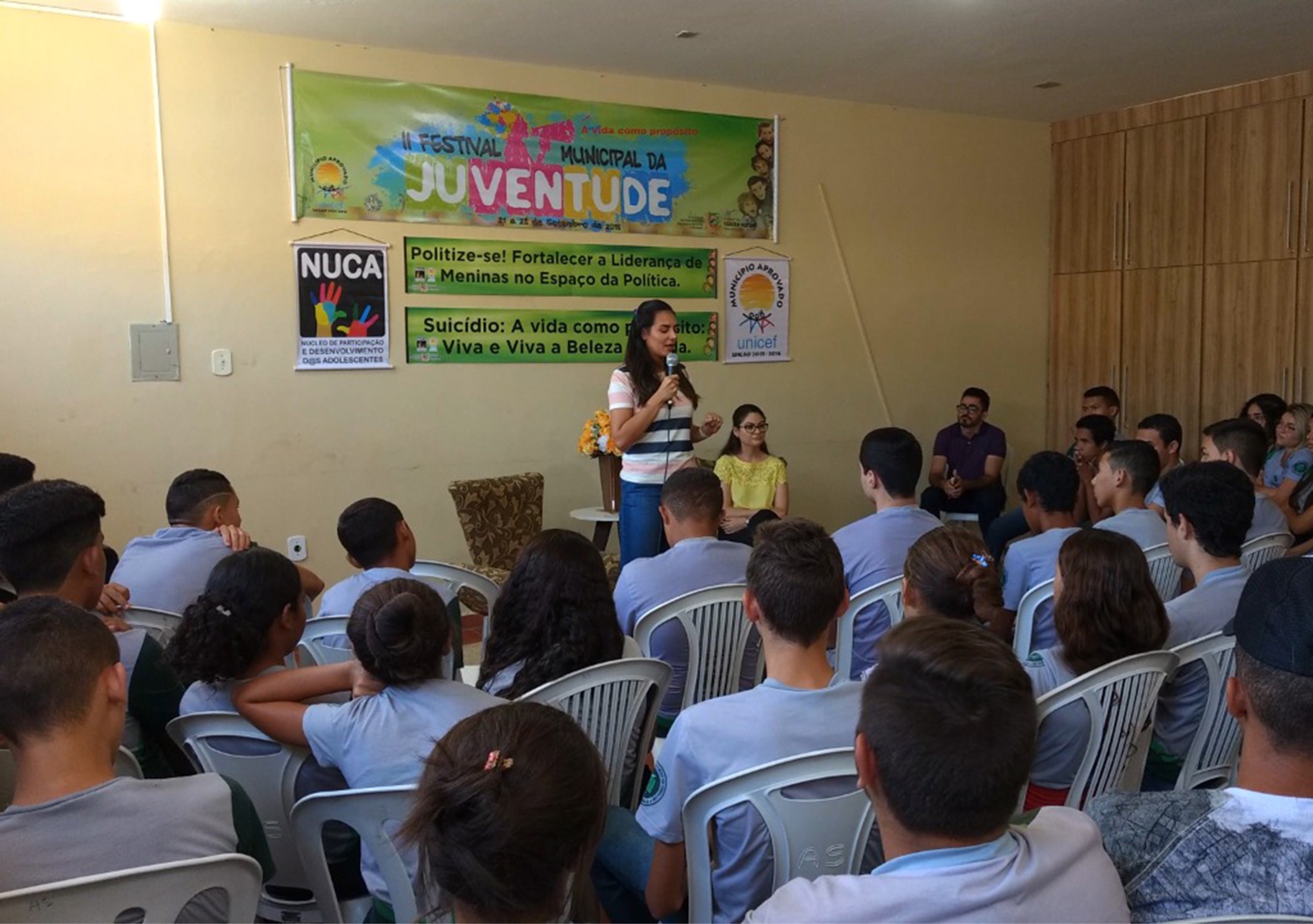 Palestras sobre consciência política e valorização da vida marcaram o II Festival da Juventude em Várzea Alegre