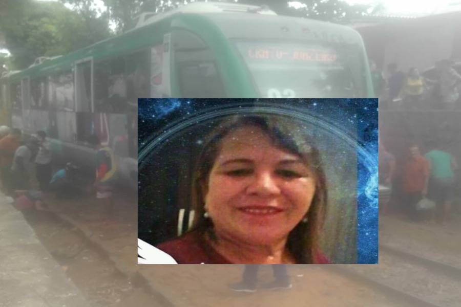 Mulher morre após ser atropelada pelo  Metrô Cariri em Juazeiro do Norte-CE