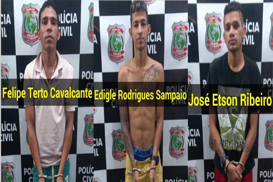 Mais quatro acusados de crimes foram presos  pela Polícia em Juazeiro do Norte e Crato-CE