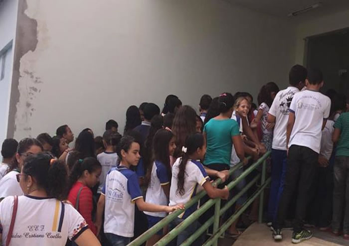 Mais Estudantes de Nova Olinda participam do Cineminha na Escola