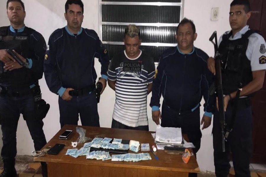 Acusado de furtar aproximadamente R$ 43 mil em dinheiro é preso 1h após o crime em Potengi-CE