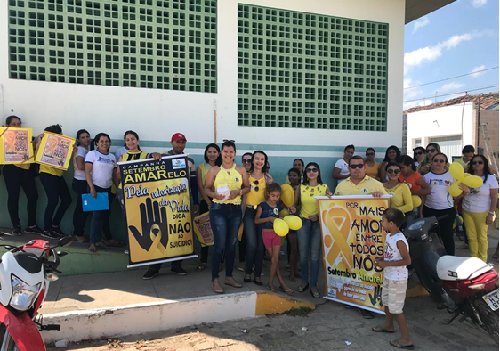 Setembro Amarelo – Saúde promove caminhada e blitz pela valorização da vida