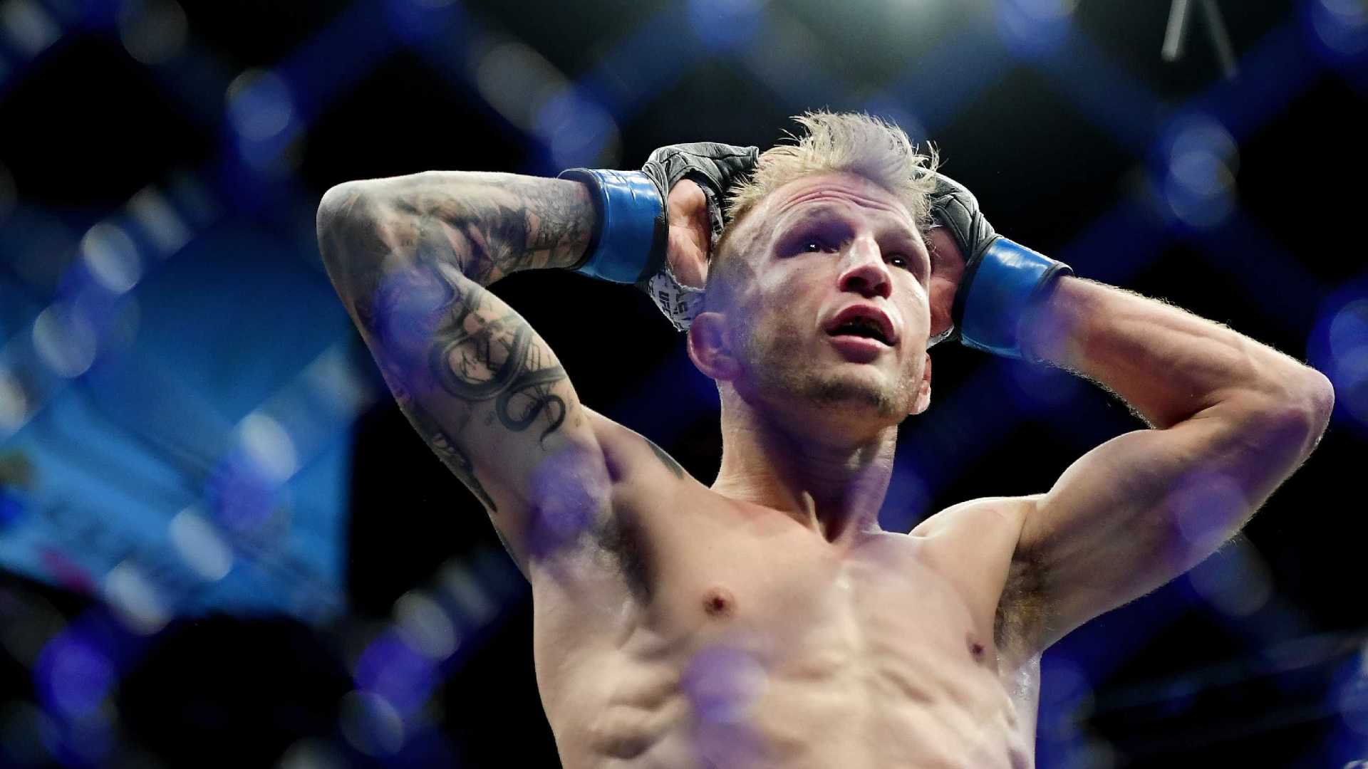 TJ Dillashaw sobre árbitro: ‘Me roubaram tudo em 32 segundos’