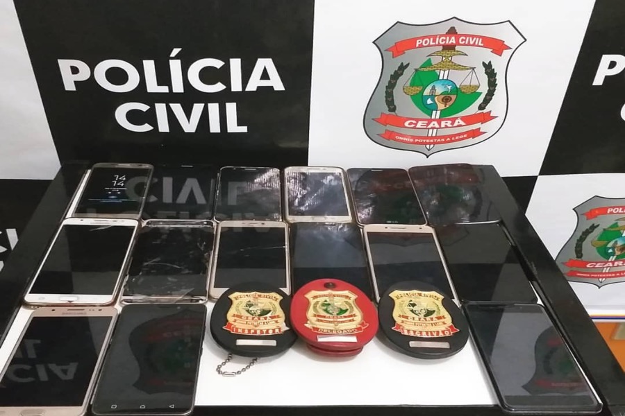 Operação policial resulta em 15 aparelhos celulares apreendidos na cidade de Juazeiro do Norte-CE