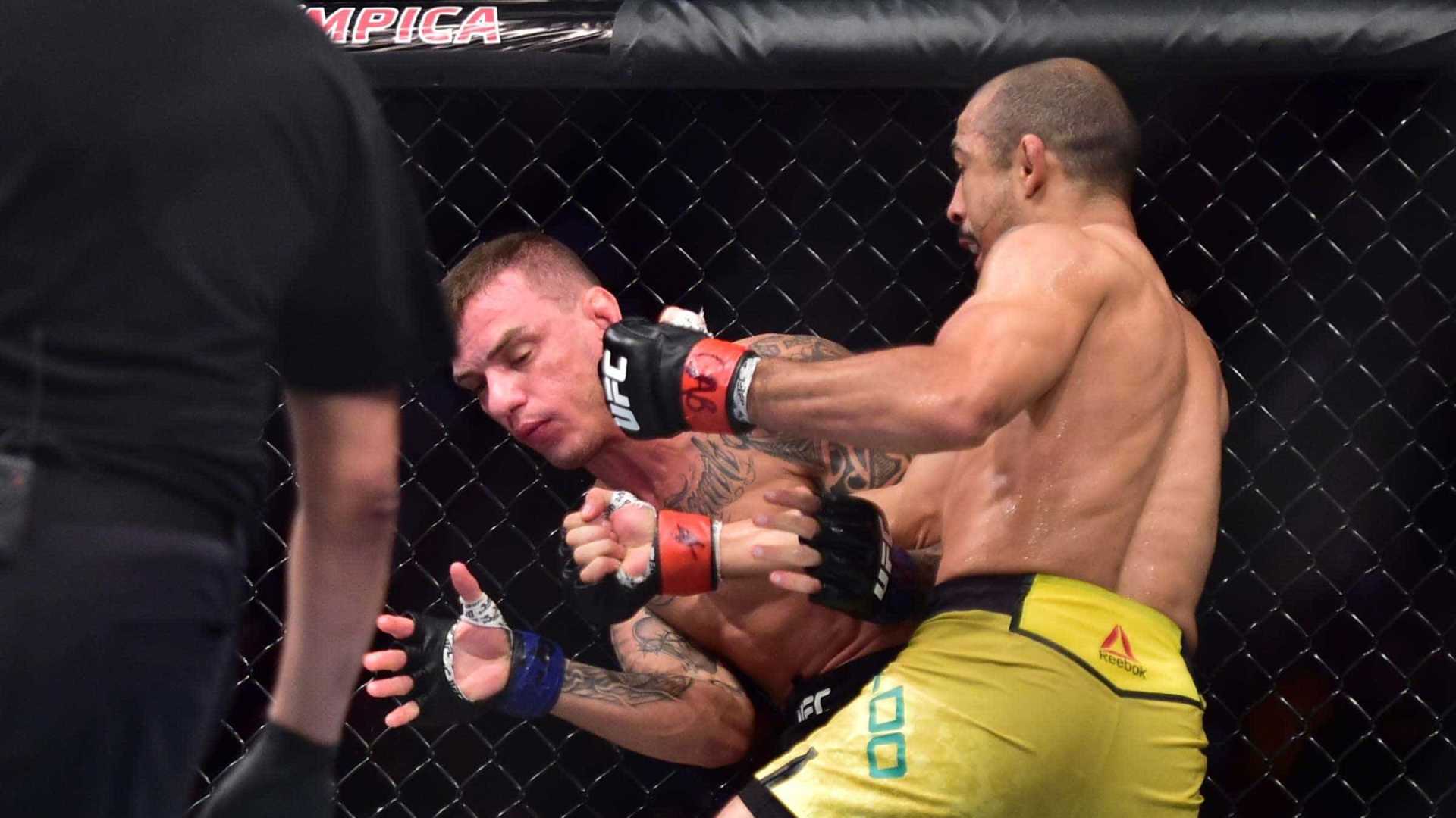 José Aldo atropela Renato Moicano no UFC Fortaleza