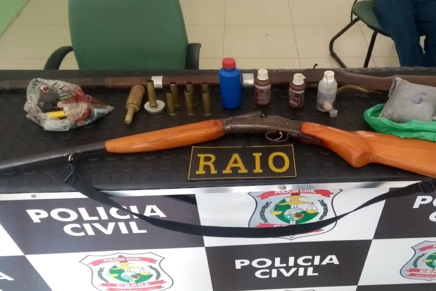 BPRAIO recebe denúncia e apreende armas de fogo na Zona Rural de Porteiras-CE