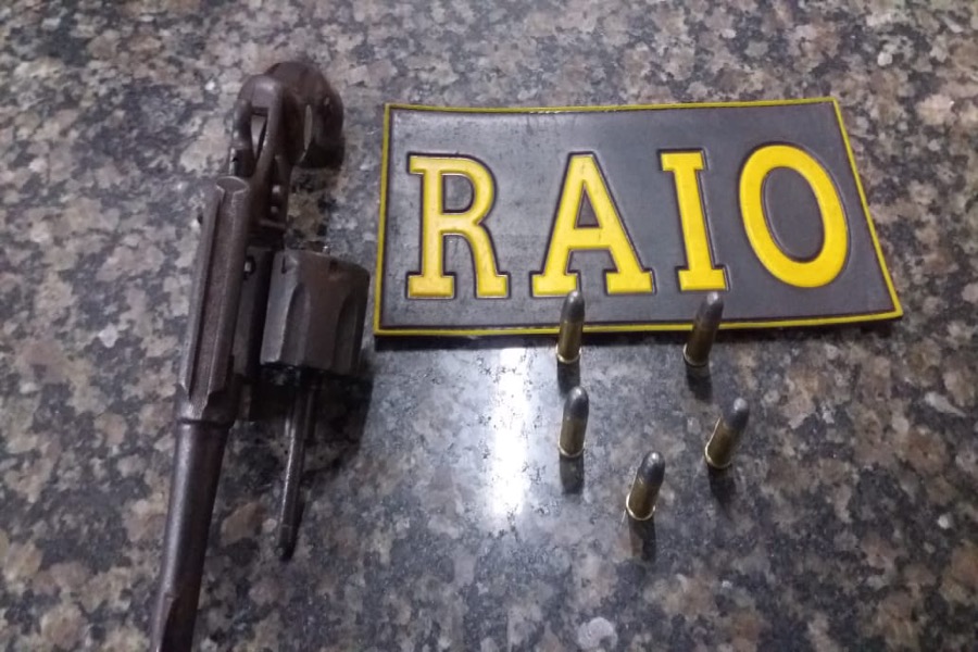 Mais uma arma de fogo é apreendida pelo BPRAIO en Crato-CE totalizando 50 armas retiradas de circulação na Região do Cariri este ano