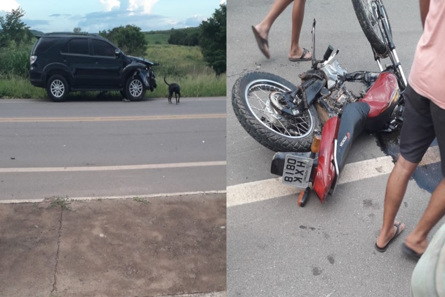 Jovem de 20 anos morre após ter motocicleta colhida por um carro em Potengi-CE