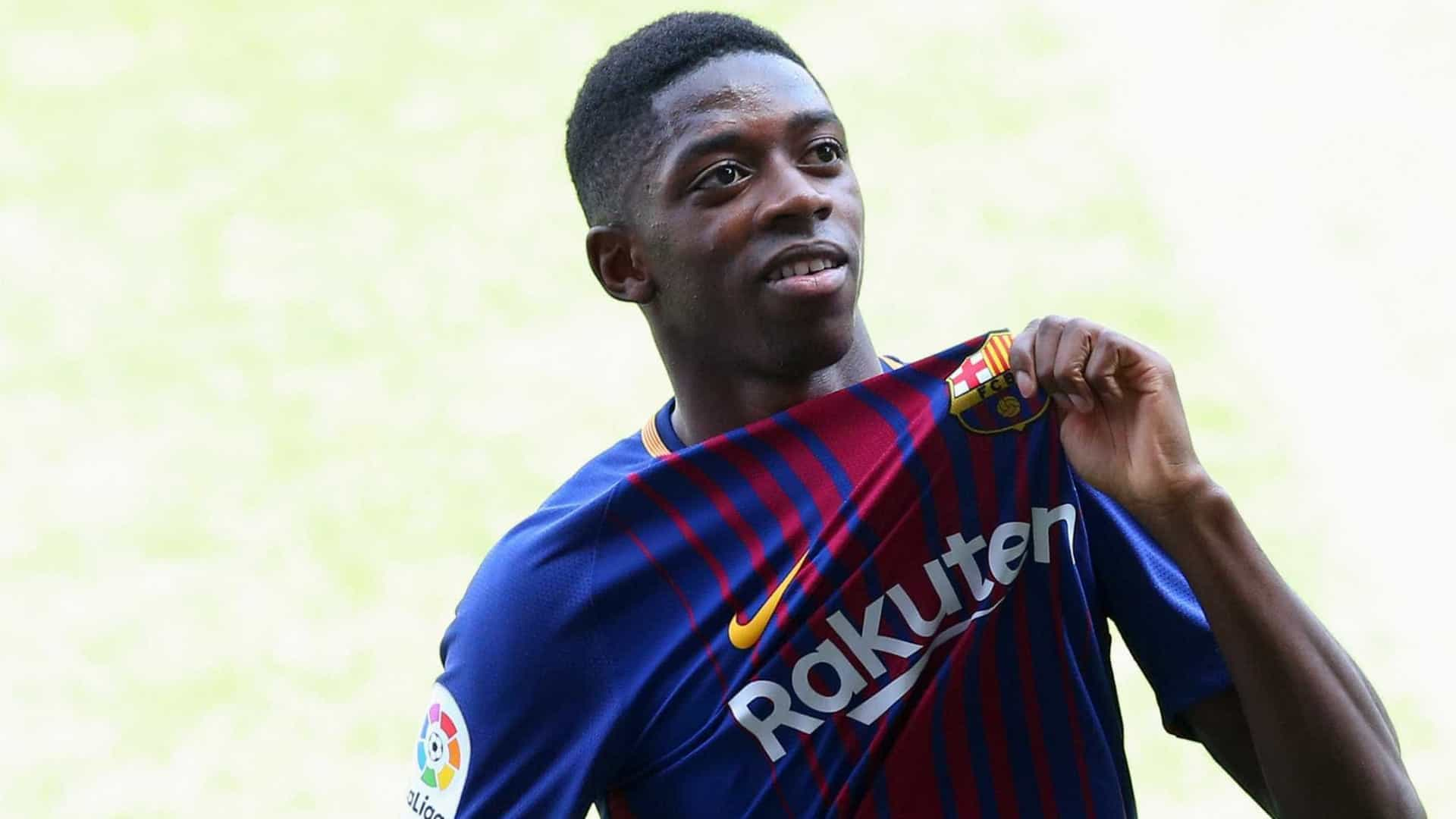 Com lesão muscular, Dembelé desfalcará Barcelona por até 4 semanas