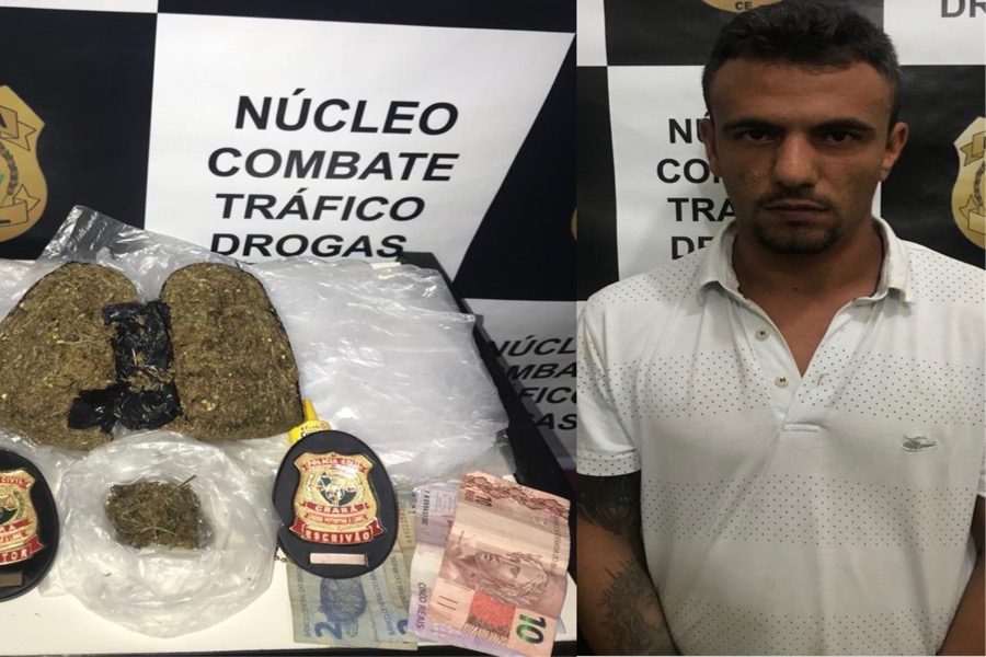 Polícia Civil aborda veículo e apreende 500 gramas de maconha em Juazeiro do Norte-CE