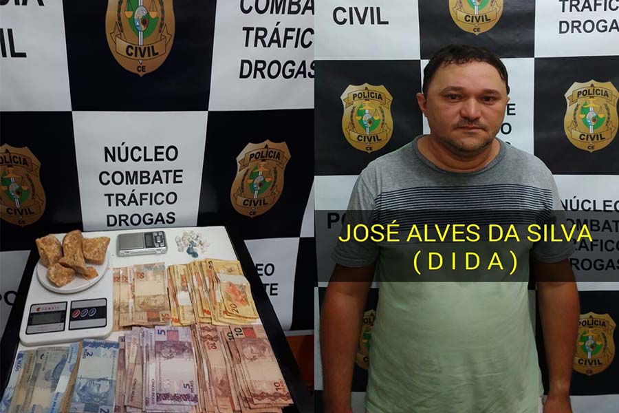 Polícia Civil apreende drogas e prende acusado em Juazeiro do Norte-CE