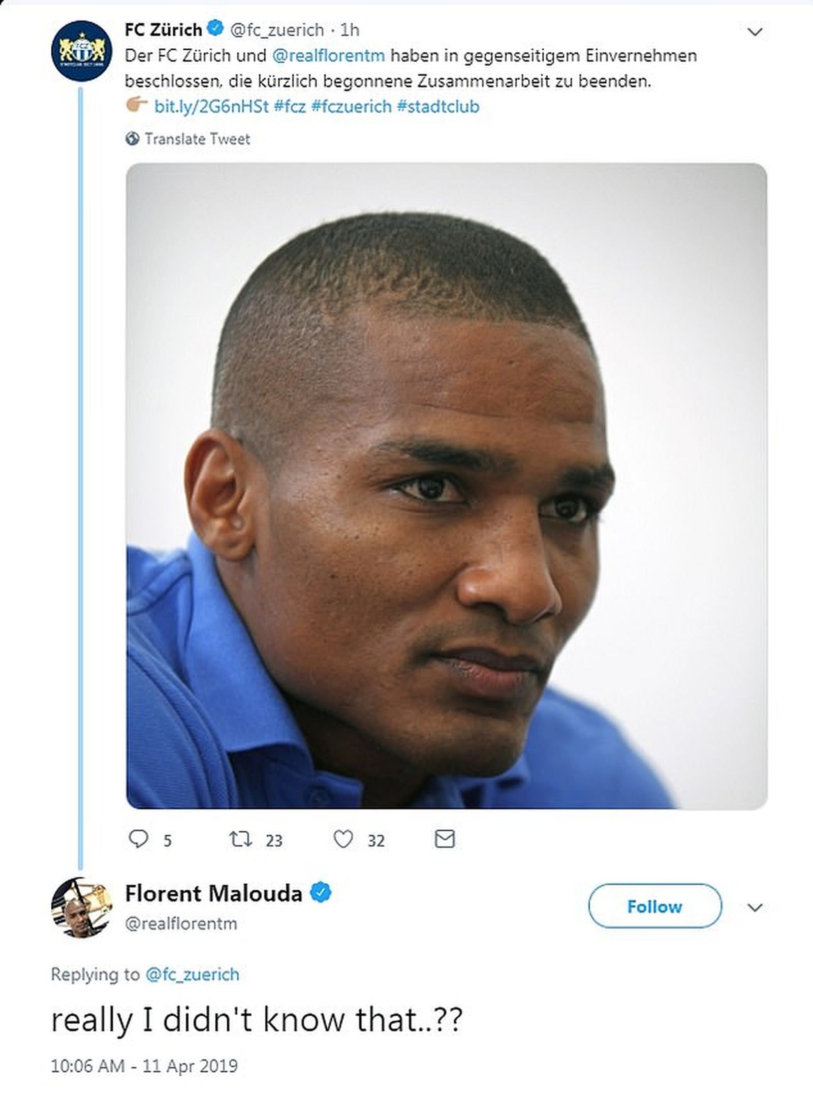 Ex-Chelsea, Malouda descobre por rede social que foi demitido de clube suíço e se revolta