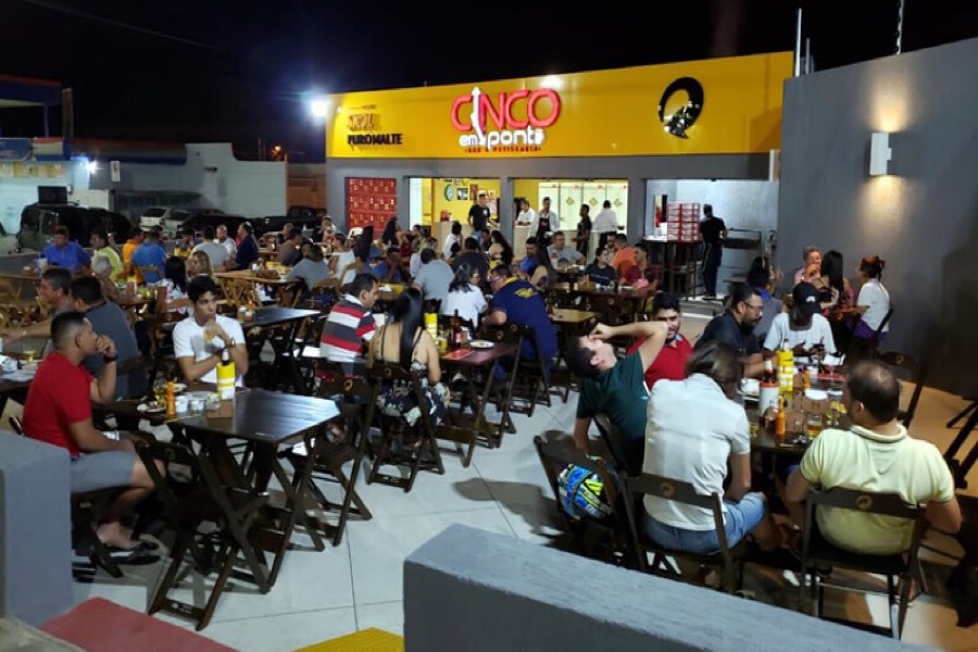 Bar e Petiscaria Cinco em Ponto completa uma semana de funcionamento em Juazeiro