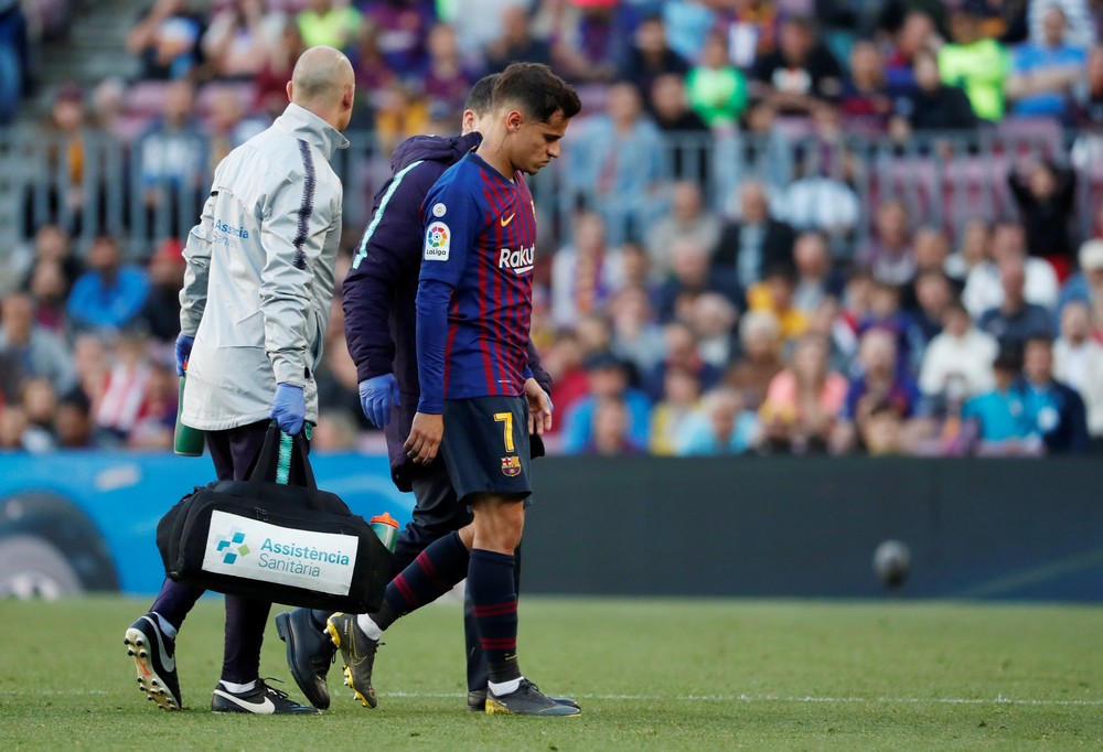 Philippe Coutinho sofre lesão na coxa e vai ficar 10 dias afastado no Barcelona