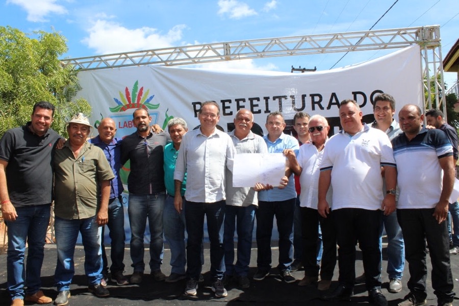 Assinada ordem de serviço para construção da ponte que liga a Ponta da Serra a comunidade da Palmeirinha dos Vilar, na zona rural do município