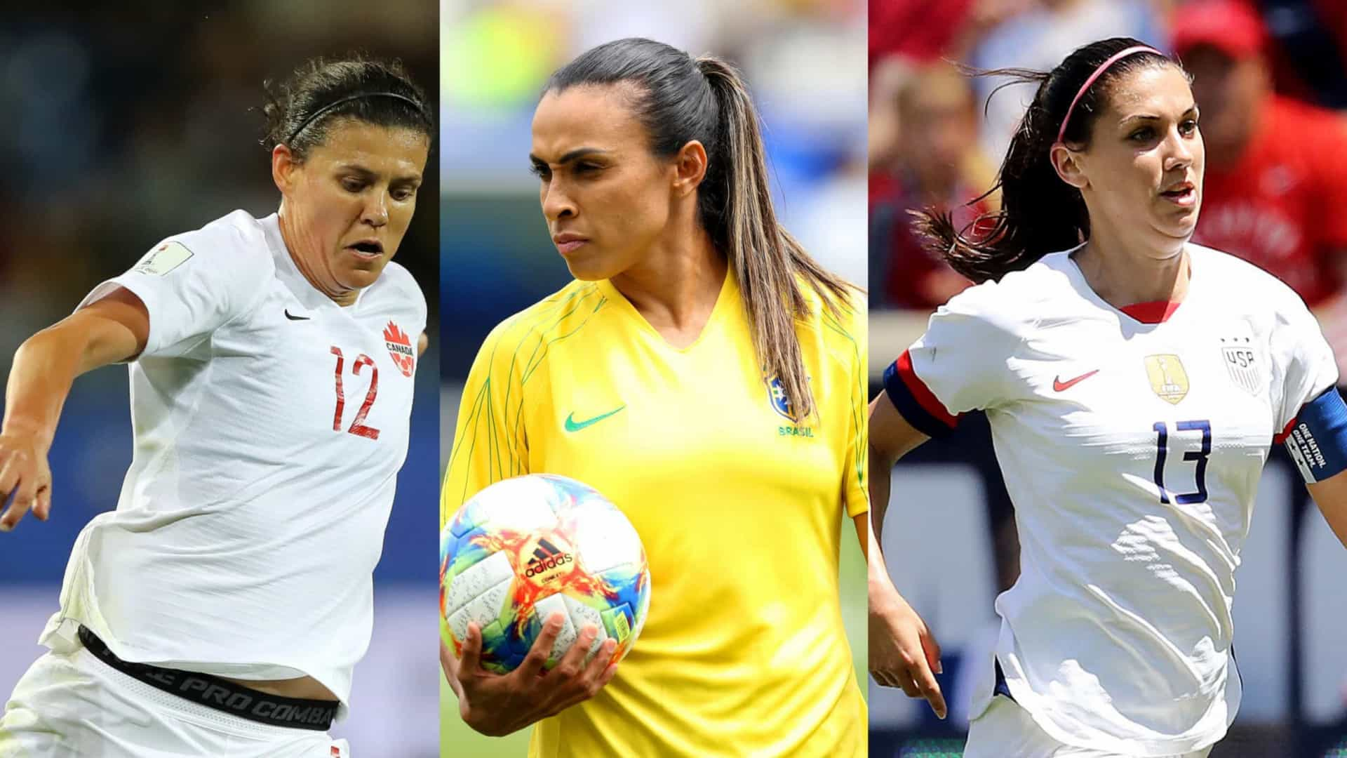 As melhores jogadoras da Copa do Mundo de 2019!