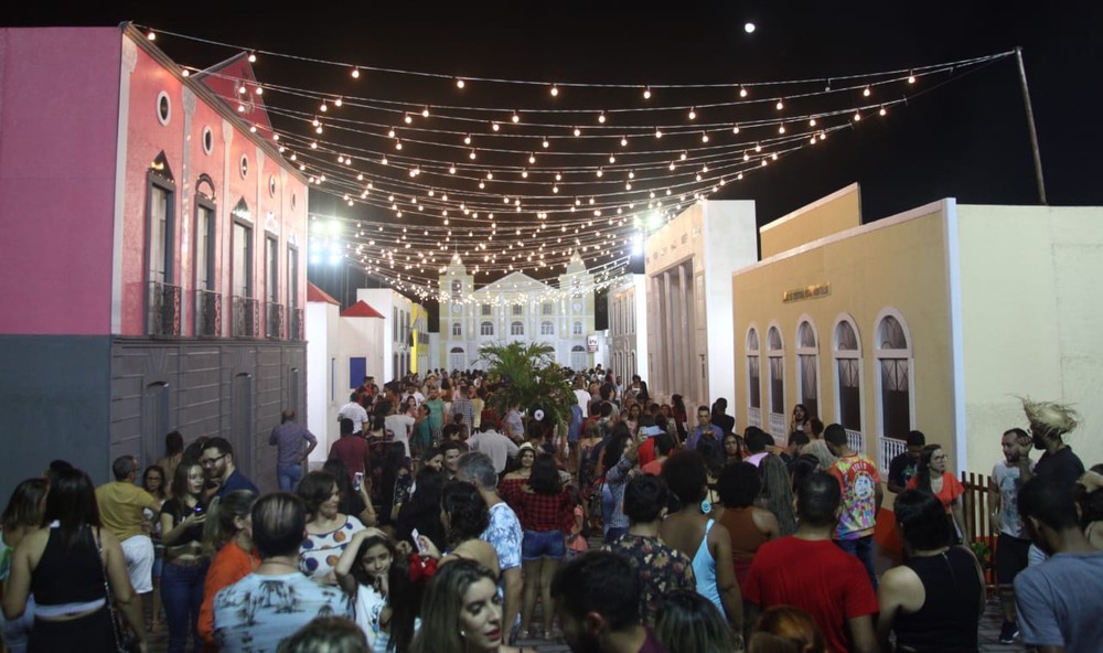 Pontos turísticos do Maranhão viram atração na Vila Cultural no Arraial do Ipem