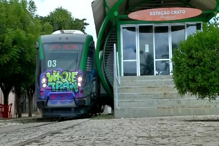 Metrô do Cariri mais uma vez perde freio em Crato; felizmente não houve feridos