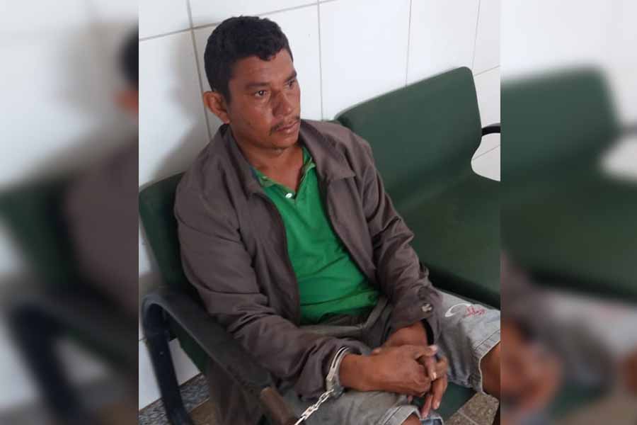 Exclusivo: preso homem acusado de matar ex-companheira esfaqueada em Santana do Cariri