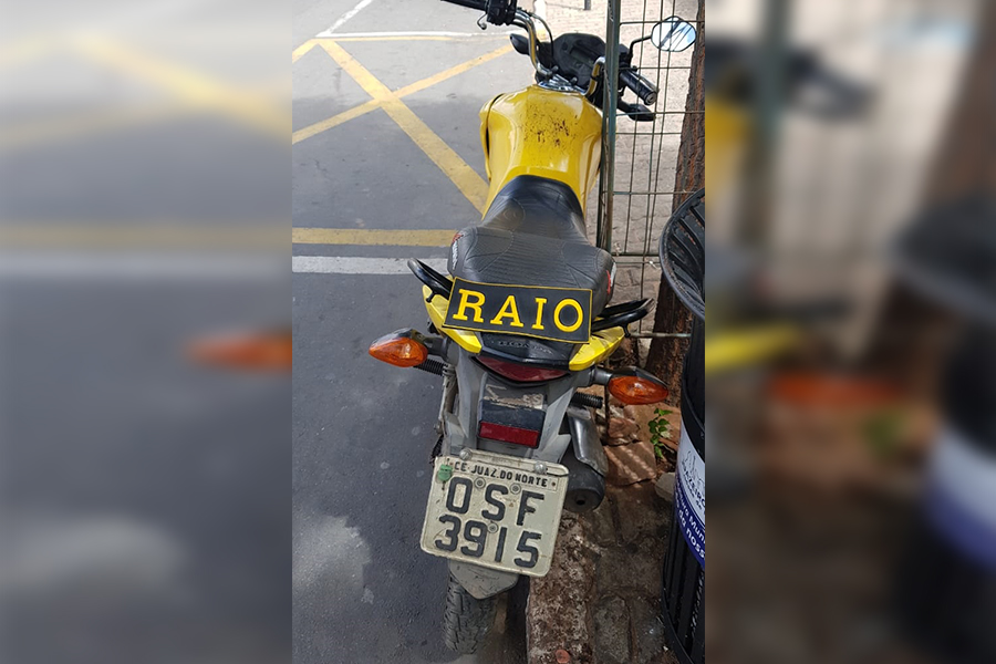 Moto roubada é recuperada pelo BPRAIO em Juazeiro do Norte