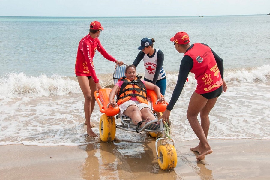 Projeto Praia Acessível amplia os dias de funcionamento no mês de julho