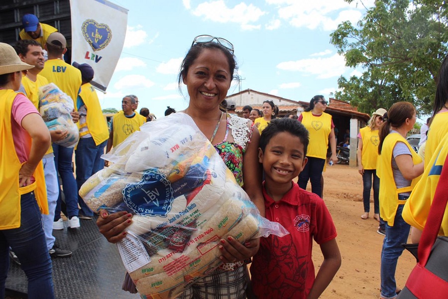 Famílias do Ceará em situação de pobreza serão assistidas em campanha emergencial da LBV