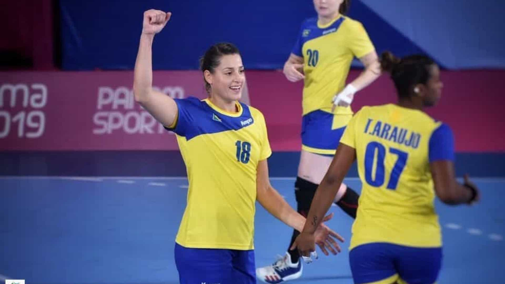 Seleção feminina de handebol vence Cuba na estreia no Pan de Lima