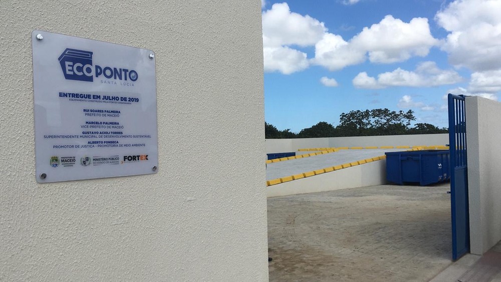 Ecoponto é inaugurado no bairro da Santa Lúcia, em Maceió