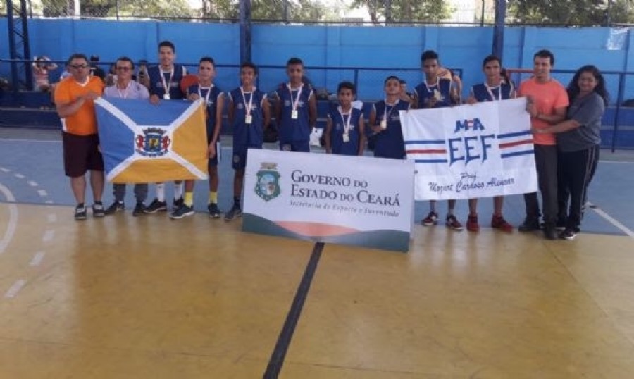 Juazeiro do Norte é vice-campeão de basquete nos Jogos Escolares do Ceará 2019