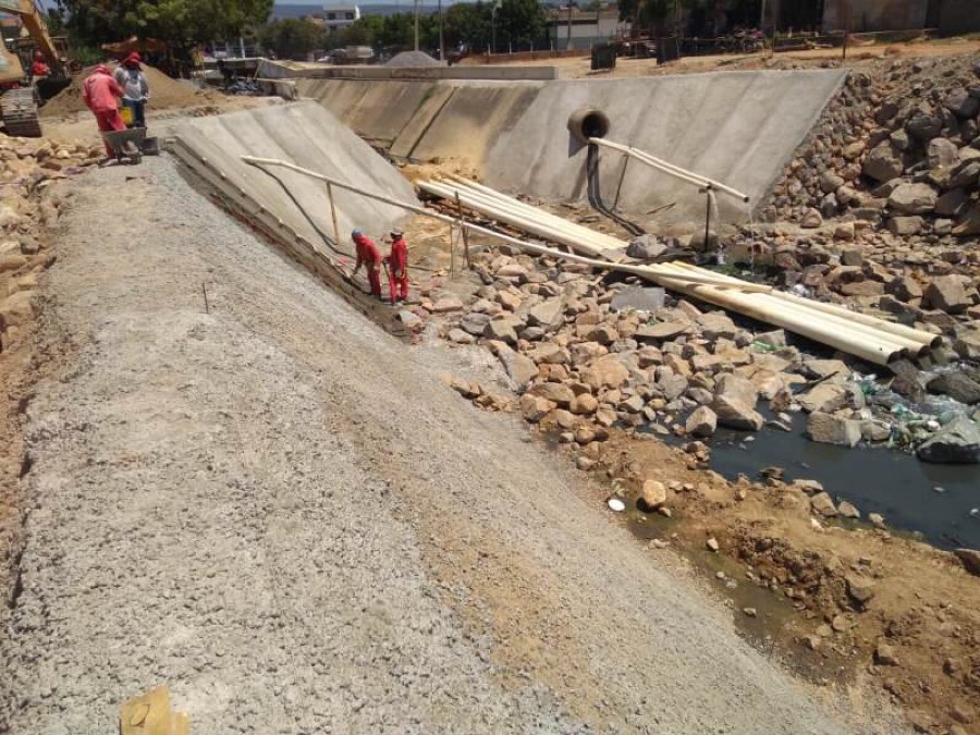 Obra de reconstrução do Canal do Rio Granjeiro será concluída em setembro