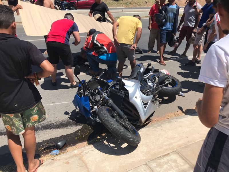 Motoqueiro bate em traseira de caminhonete na cidade de Crato-CE