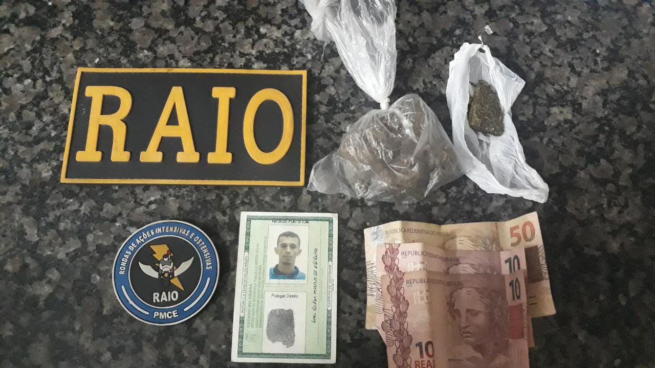 Ex-presidiário é preso pela terceira vez após ser pego com droga  em Crato-CE