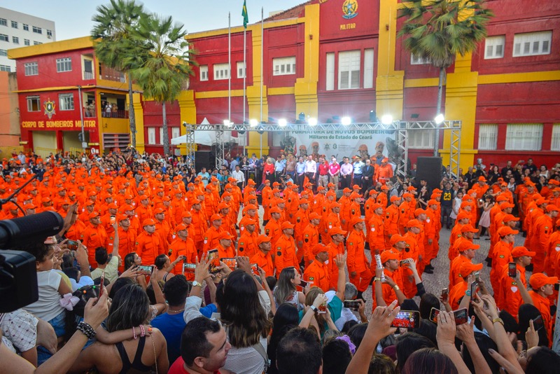 Corpo de Bombeiros atinge maior efetivo da história com a posse de 218 novos servidores