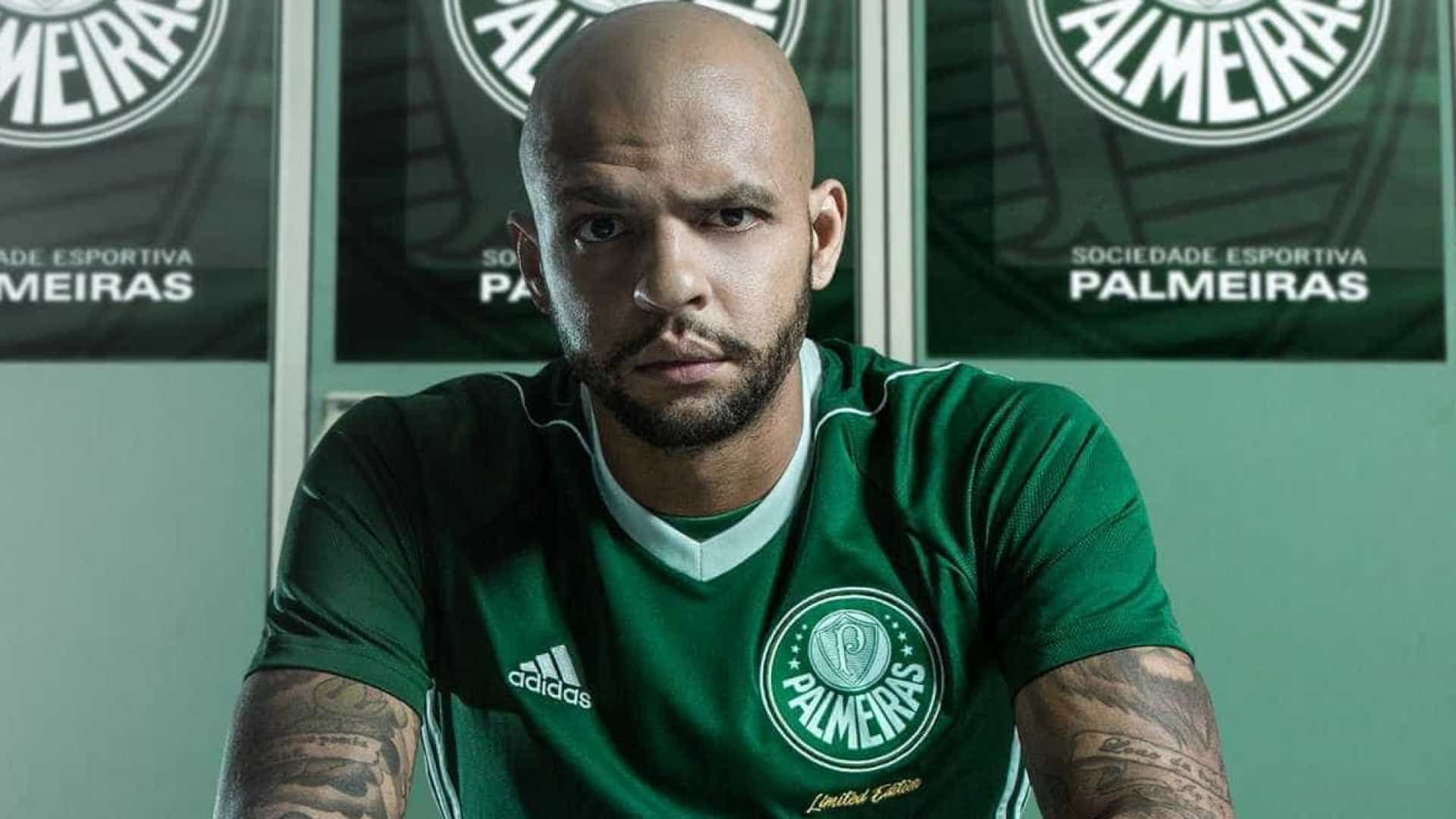 Felipe Melo projeta evolução no Palmeiras e elogia Luxemburgo