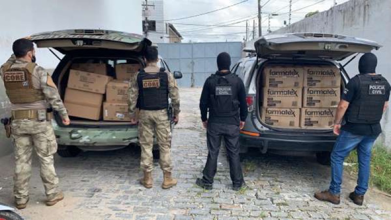 Polícia Civil e MPCE apreendem 50 mil máscaras de proteção que eram vendidas com preço abusivo