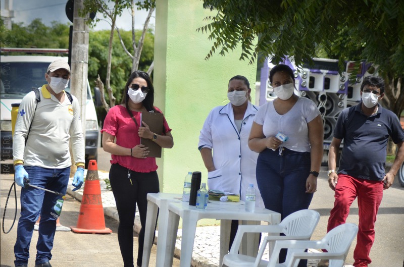 Prefeitura de Granjeiro realiza barreiras sanitária em entradas da cidade