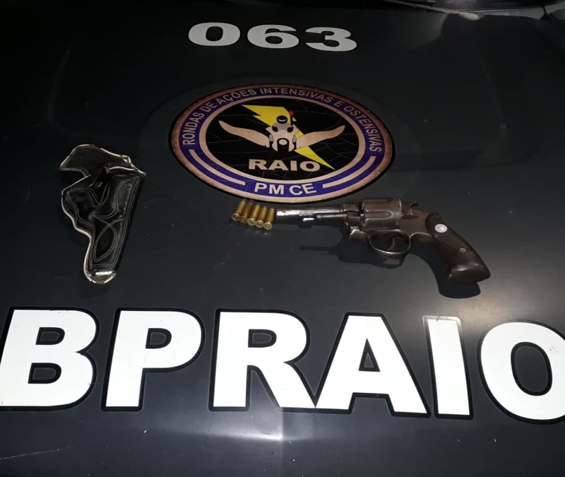 BPRAIO apreende arma de fogo em Barbalha-CE