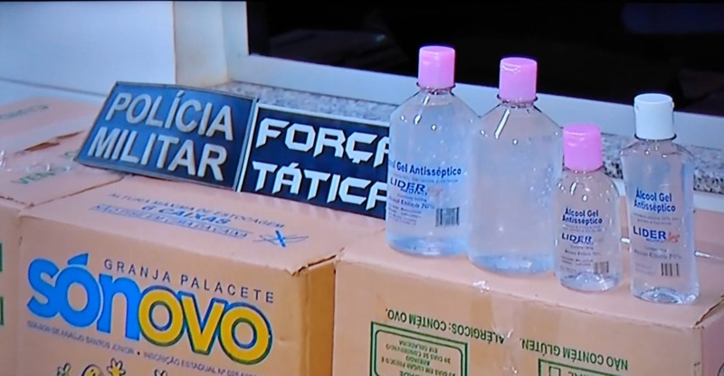 Polícia fecha fábrica clandestina de álcool gel em Crato-CE