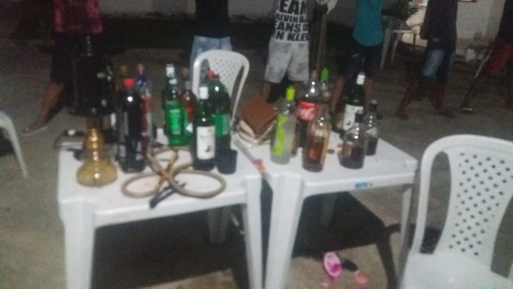 Polícia acaba com outra festa clandestina em chácara na cidade de Juazeiro do Norte-CE