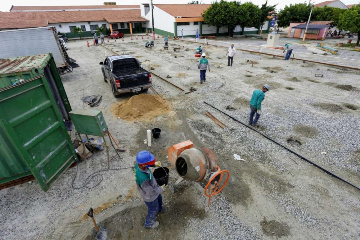 Obras dos hospitais de campanha de Caucaia e Maracanaú têm início e previsão de entrega é em 15 dias