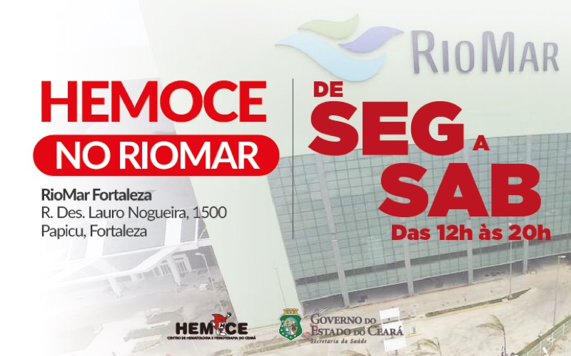 Hemoce reabre posto de coleta no shopping RioMar